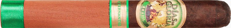 AJ Fernandez - Dias de Gloria Brazil Toro 6.5 x 54 — actual size for reference