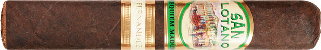 AJ Fernandez - San Lotano Requiem Maduro 6 x 52 — actual size for reference