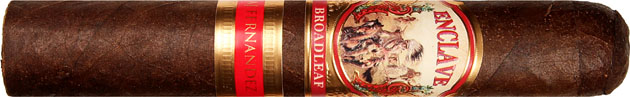 AJ Fernandez - Enclave Broadleaf Robusto 5 x 52 — actual size for reference