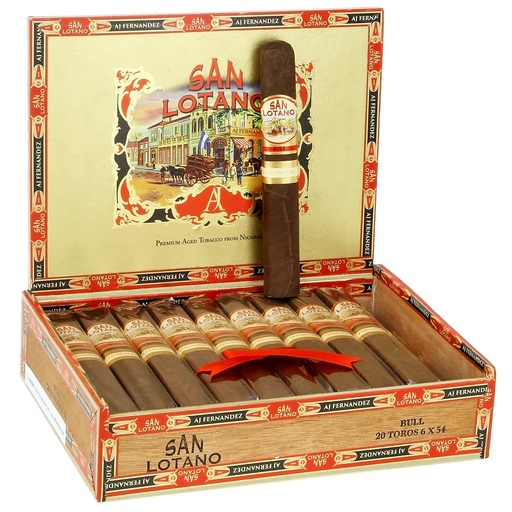 [2274] San Lotano - Bull Toro By AJ Fernandez 654 - 6 x 54