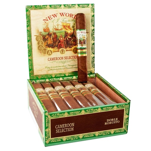 [2257] AJ Fernandez - New World Cameroon Double Robusto 5.5 x 54
