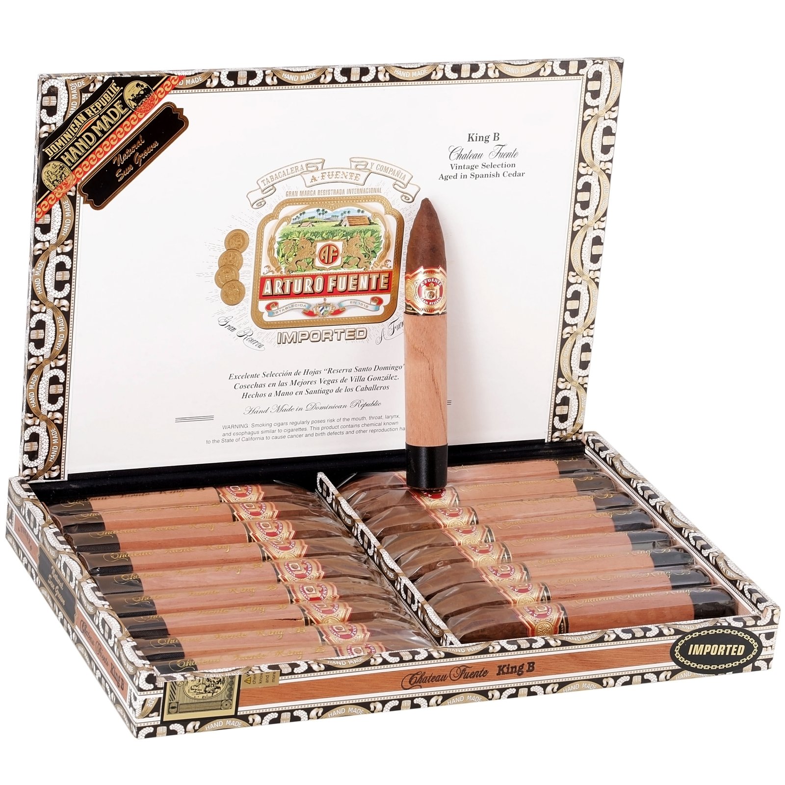 Arturo Fuente - Chateau King B 6 x 55