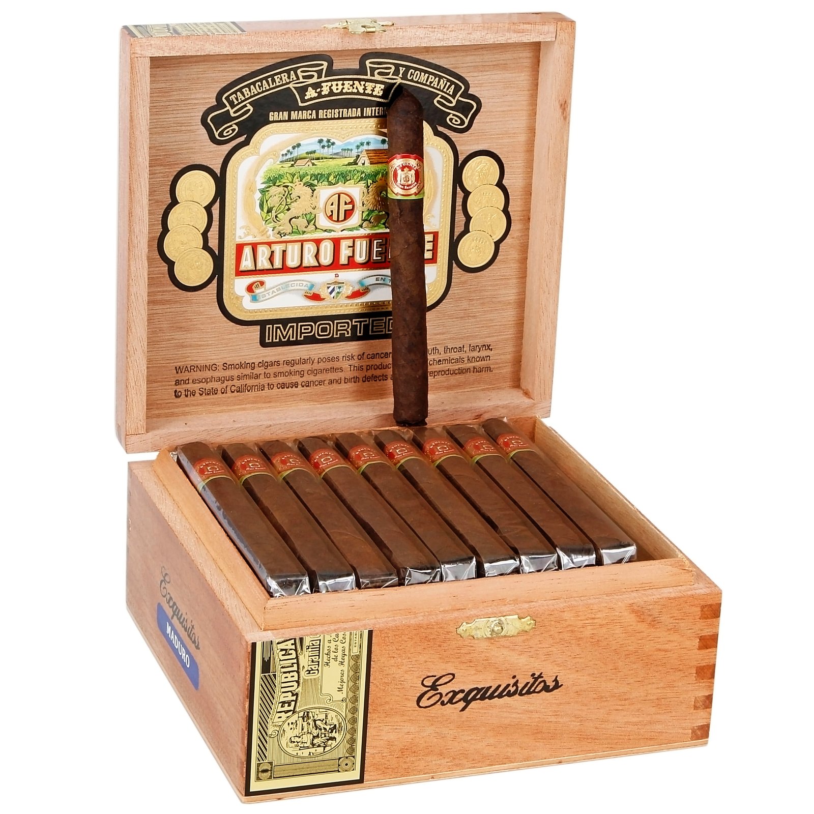 Arturo Fuente - Exquisitos 4.5 x 33