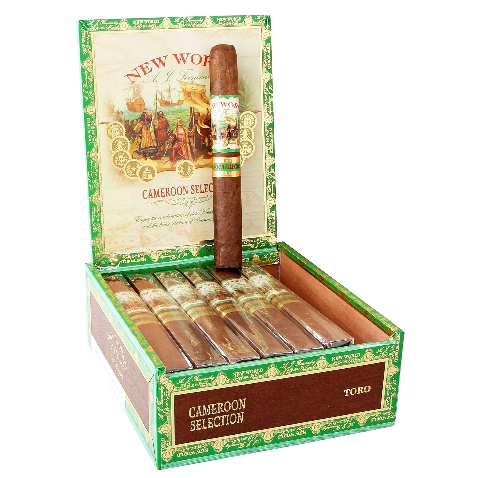 AJ Fernandez - New World Cameroon Toro 6 x 50