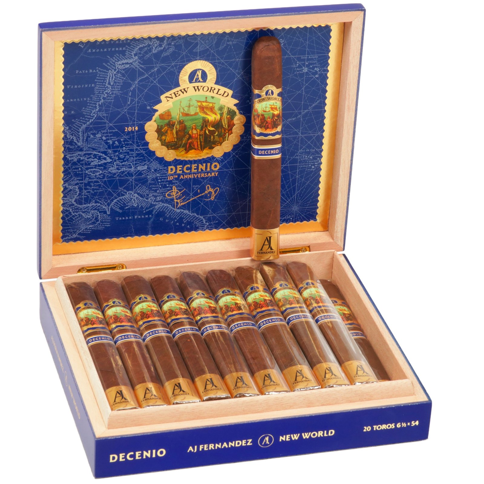 AJ Fernandez - New World Decenio Toro 6.5 x 54