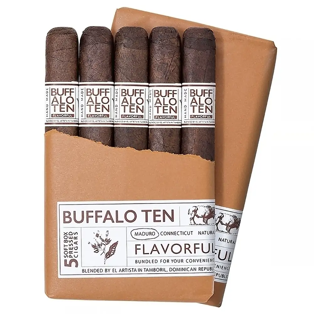 Buffalo - Ten Maduro Tray 40 Ct 6 x 50